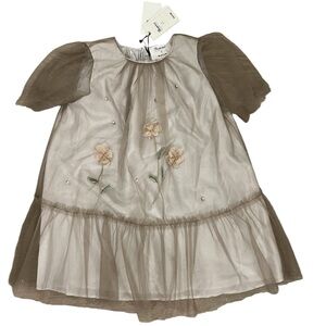 Bonpoint Flower Dress Girls
